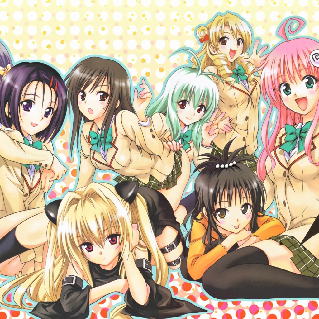 Девушки персонажи аниме Любовь и прочие неприятности