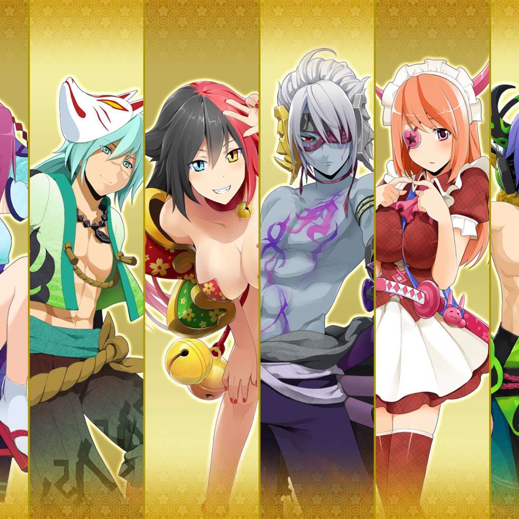 Девушки персонажи аниме Onigirl