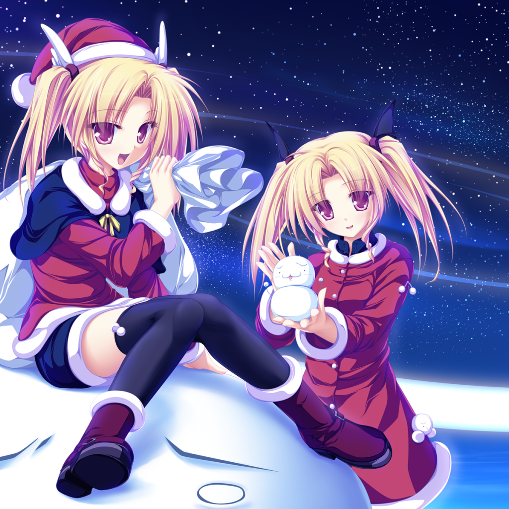 Девушки в наряде Санты, аниме Magus Tale