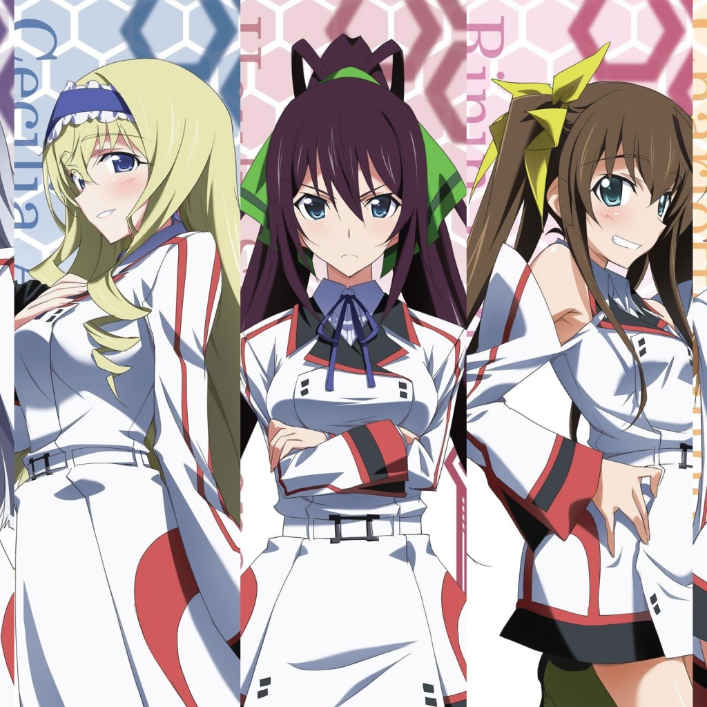 Девушки из аниме Infinite Stratos