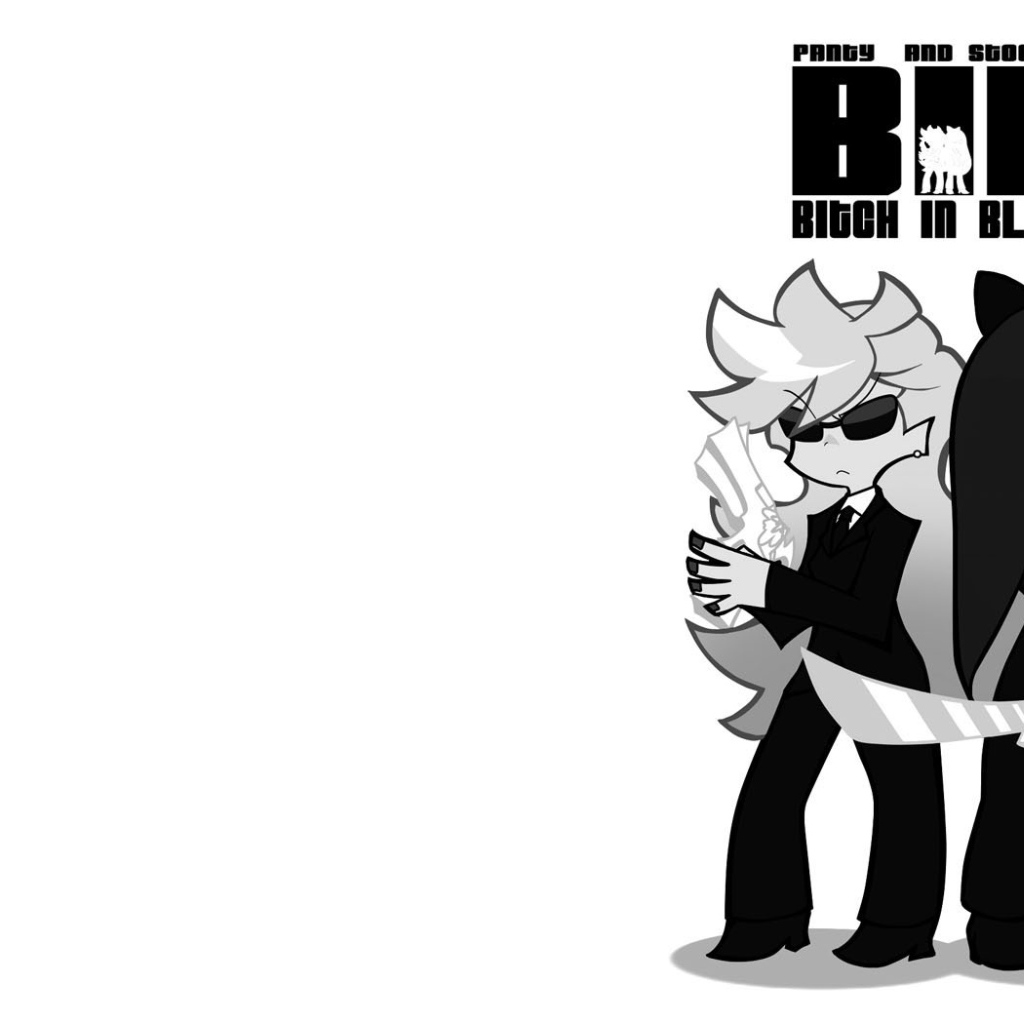 Девушки в черном из аниме Anarchy Panty