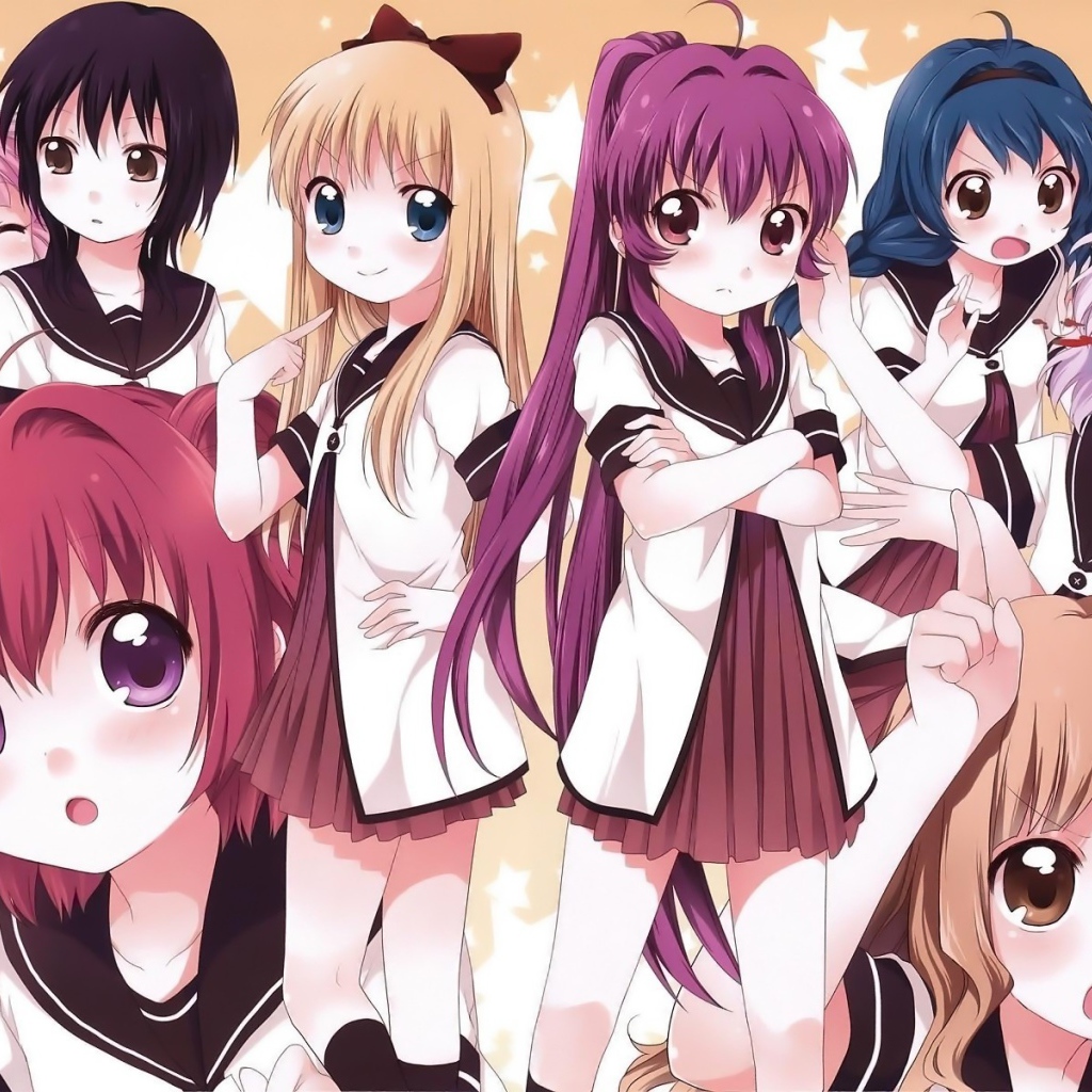 Девушки из аниме Юру юри