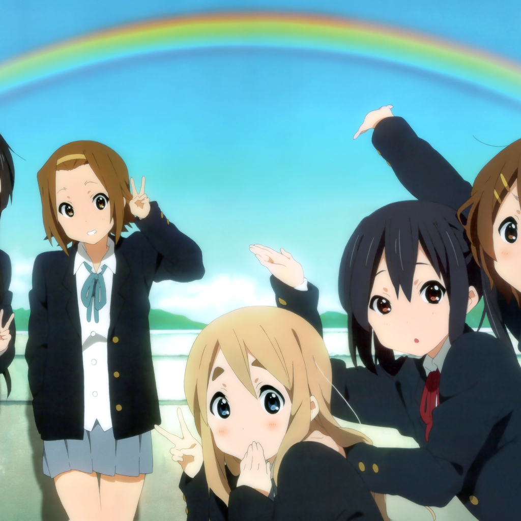 Девушки под радугой, аниме K-ON