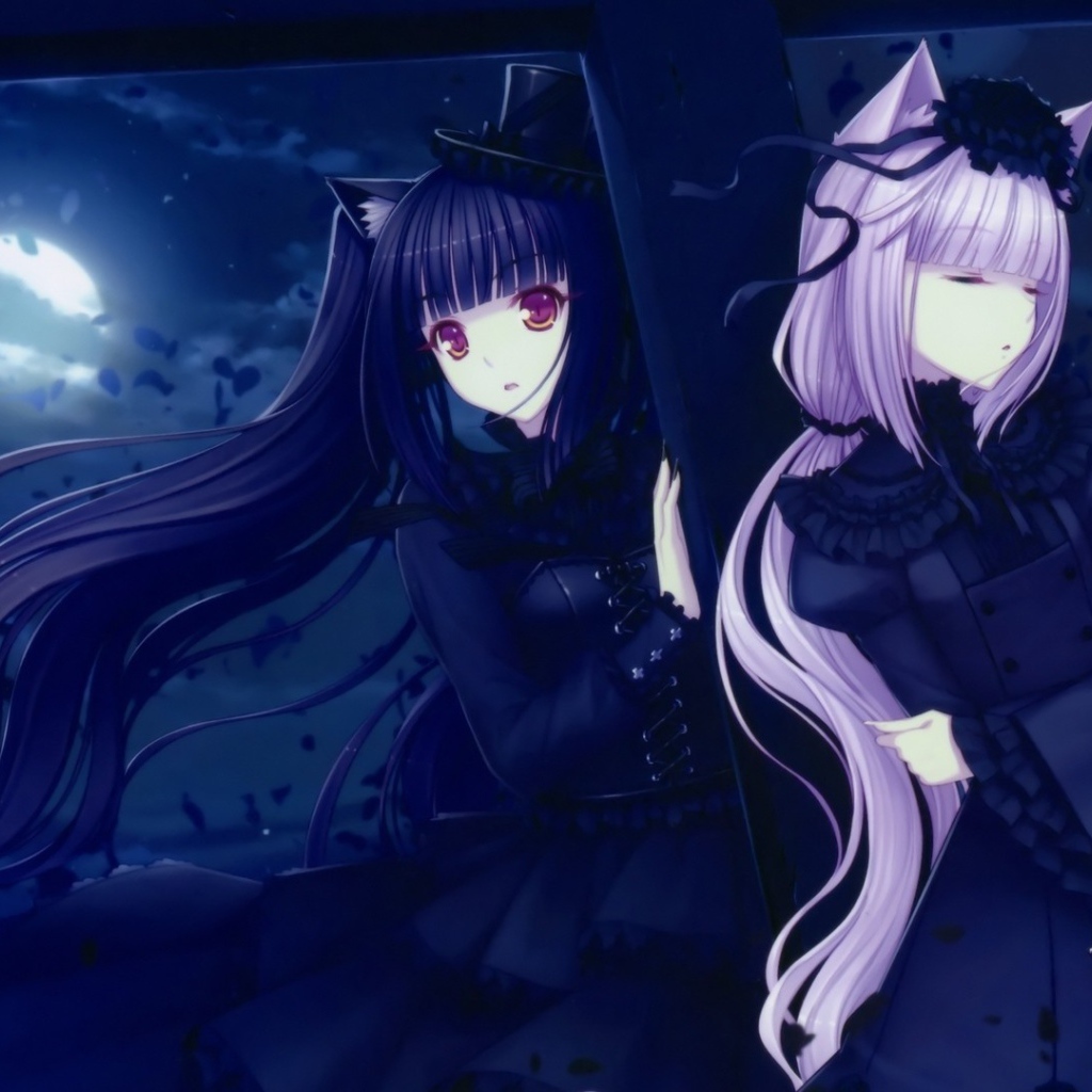 Мрачные персонажи аниме Neko Para