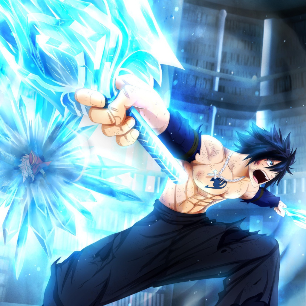 Персонаж Грей из аниме Сказка о хвосте феи