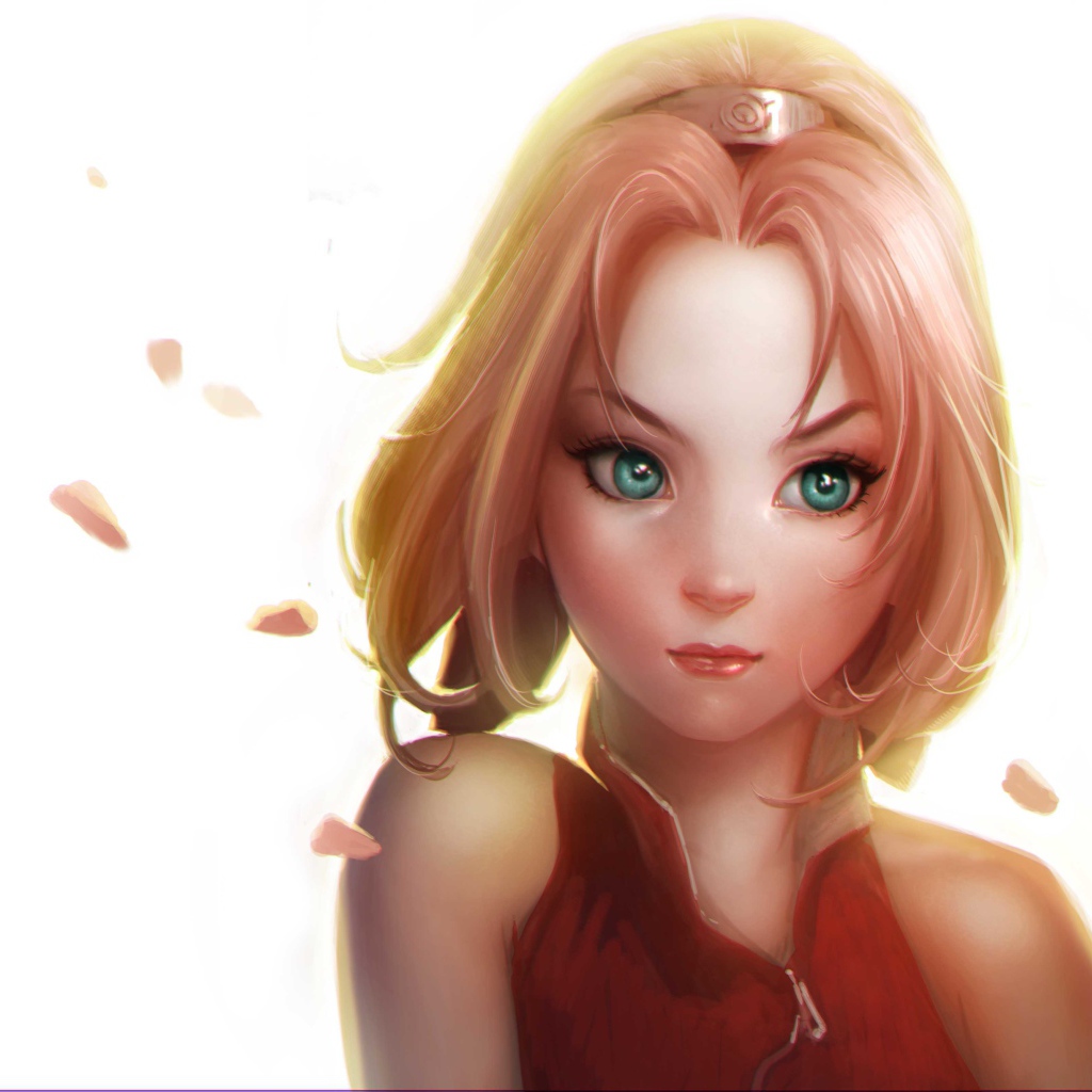 Зеленоглазая героиня аниме Сакура Харуно