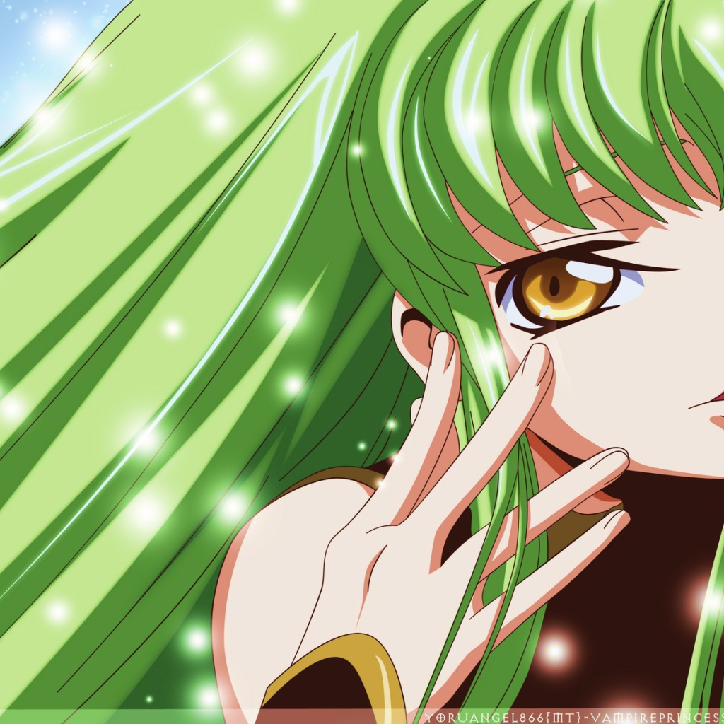 Зеленоволосая девушка аниме, Code Geass