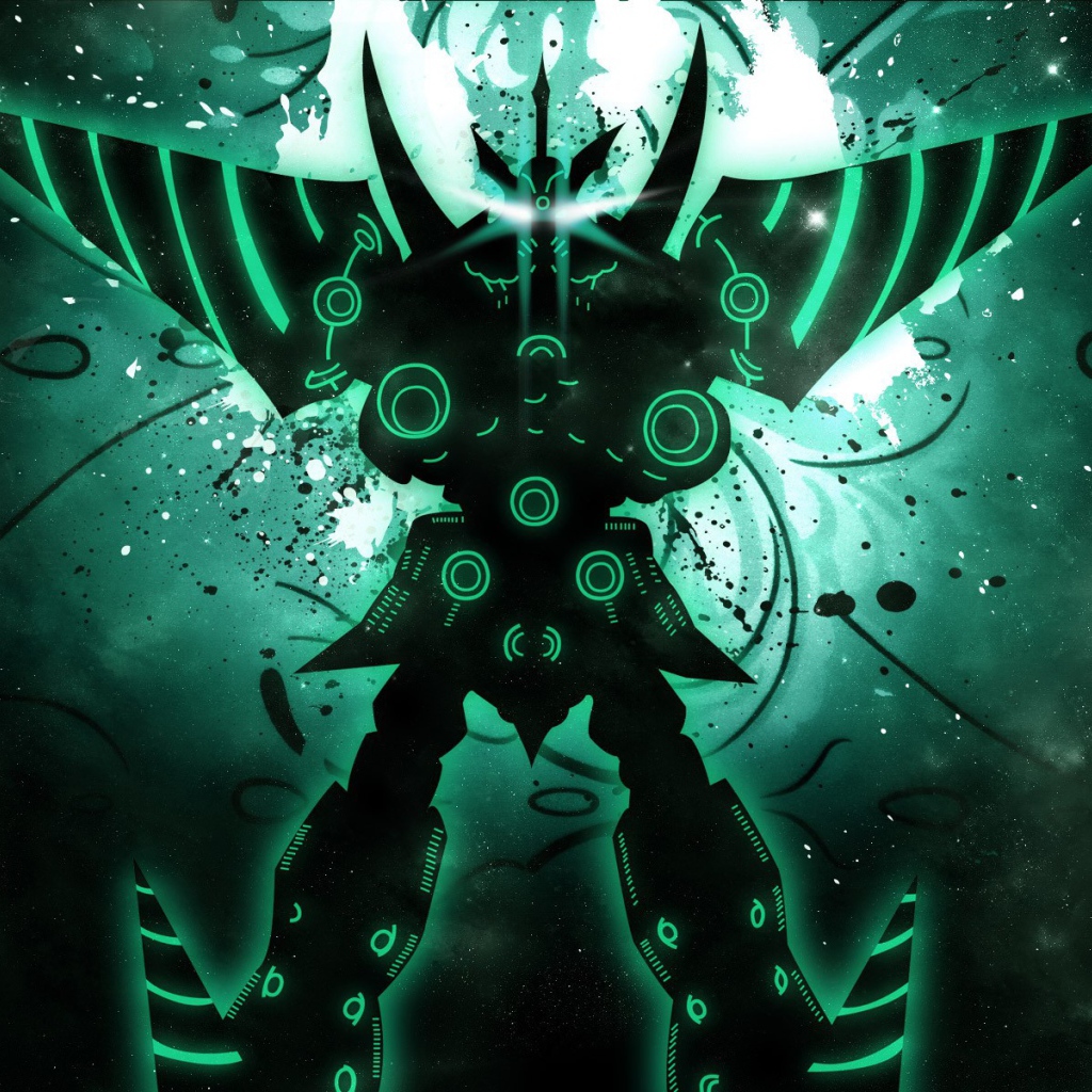 Зеленый робот в аниме Тэнгэн Топпа Гуррен-Лаганн