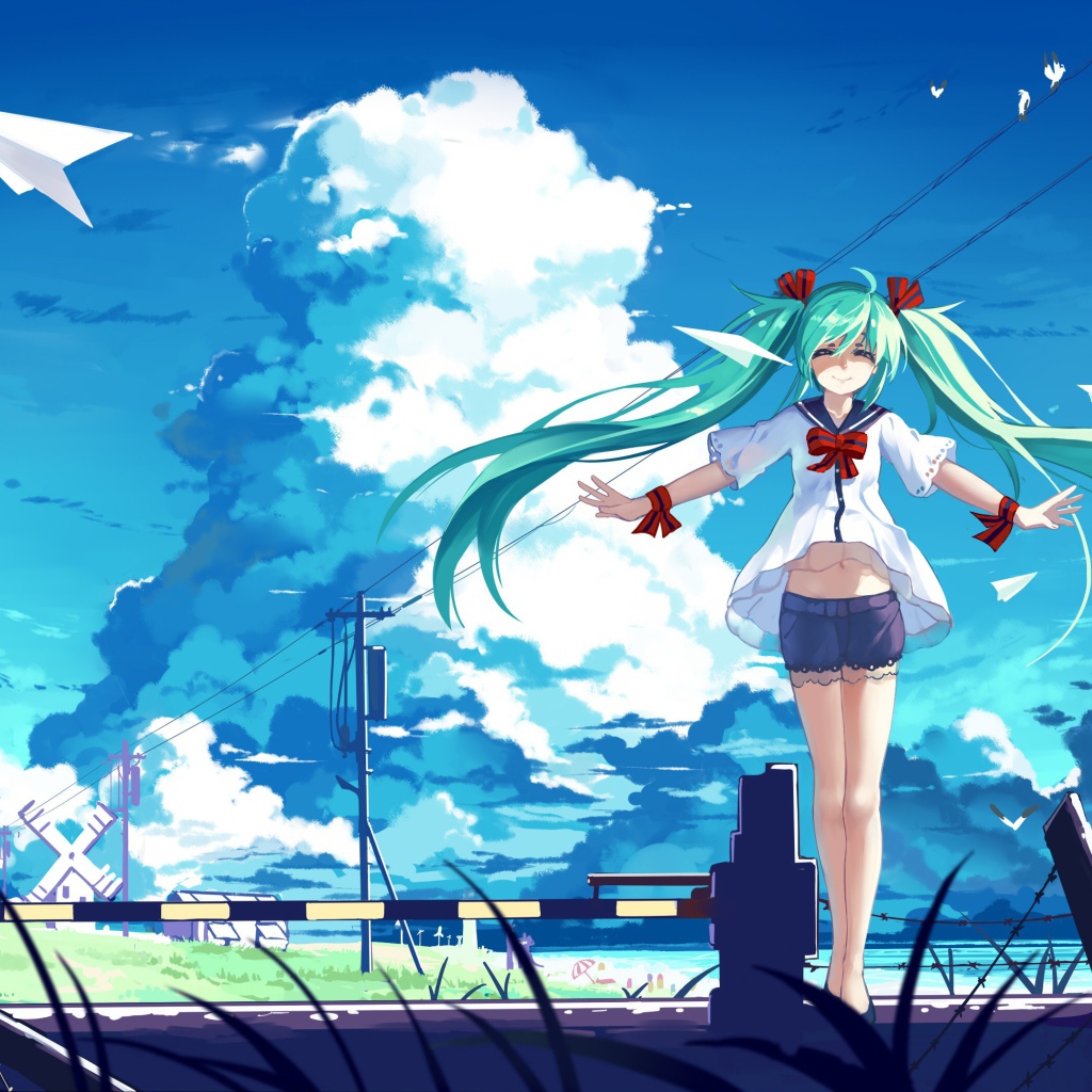 Хатсуне Мико девушка аниме