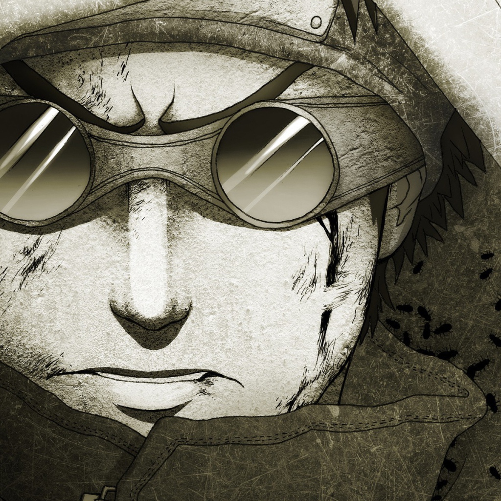 Герой аниме в очках от солнца, Naruto Shippuuden