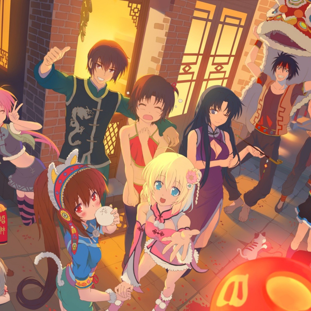 Праздник в аниме Маленькие проказники