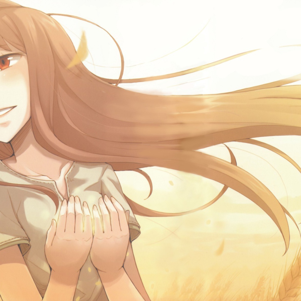 Холо из аниме Волчица и пряности