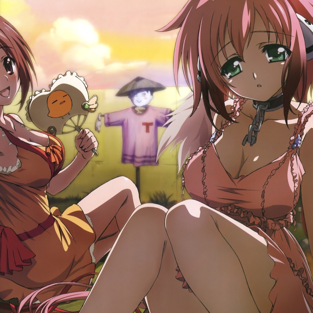 Жаркая погода в аниме Sora no Otoshimono