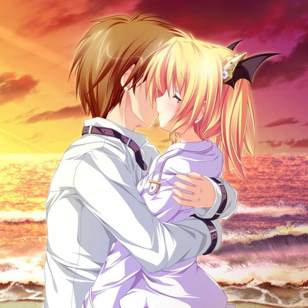Объятия в аниме Magus Tale