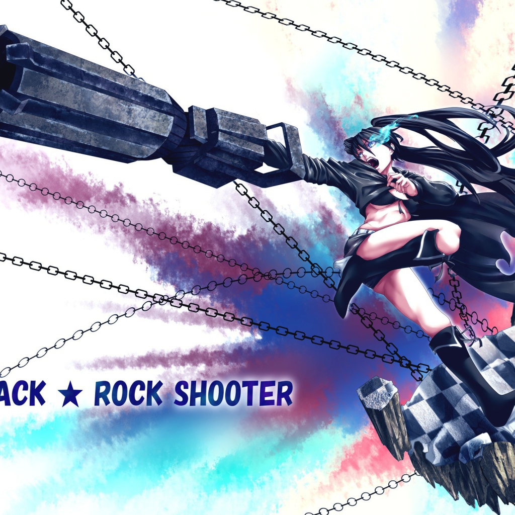 Японское аниме Black Rock Shooter