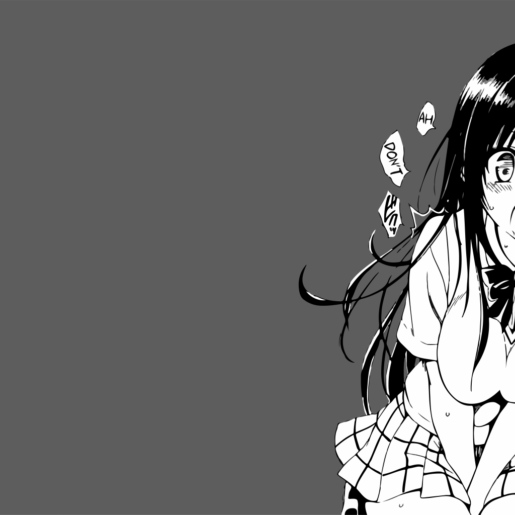 Котегава Уи на сером фоне, аниме Любовь и прочие неприятности