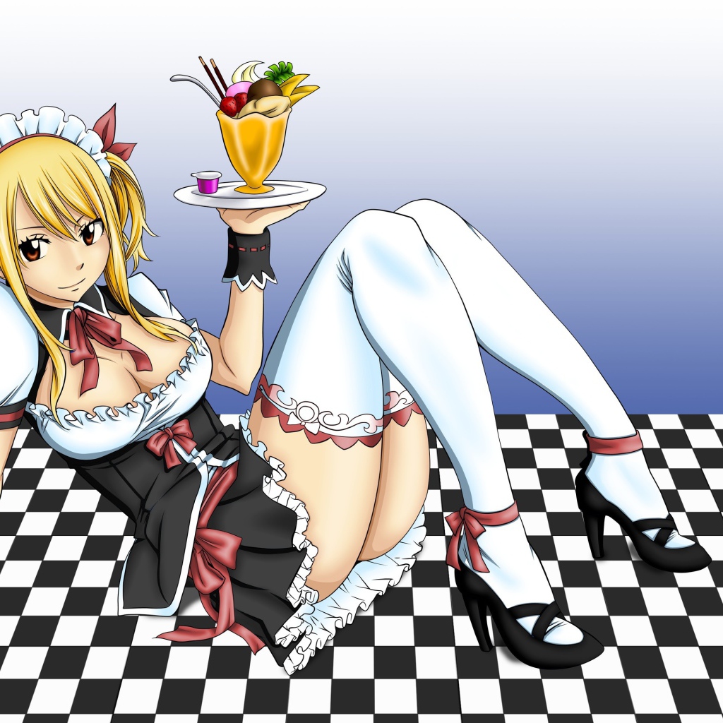 Горничная в аниме Сказка о хвосте феи