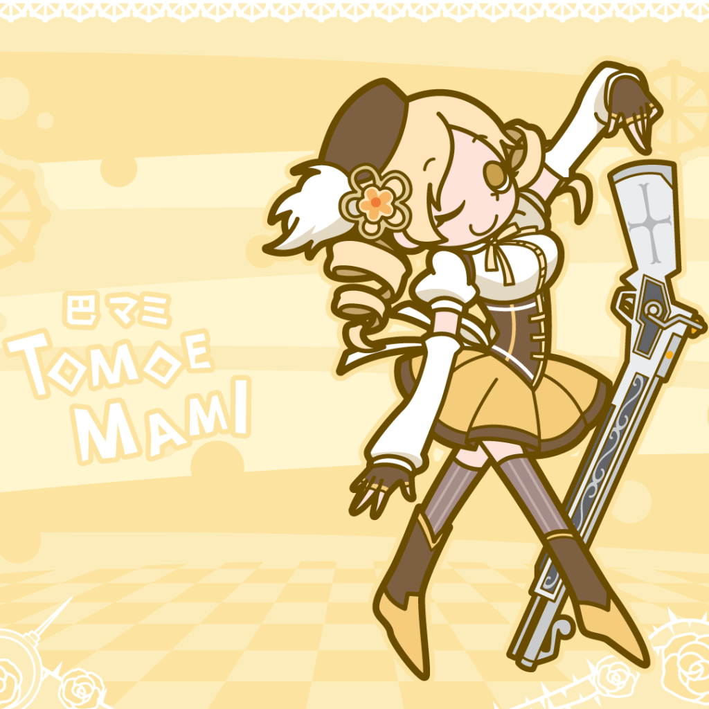 Томое Мами из аниме Девочка-волшебница Мадока