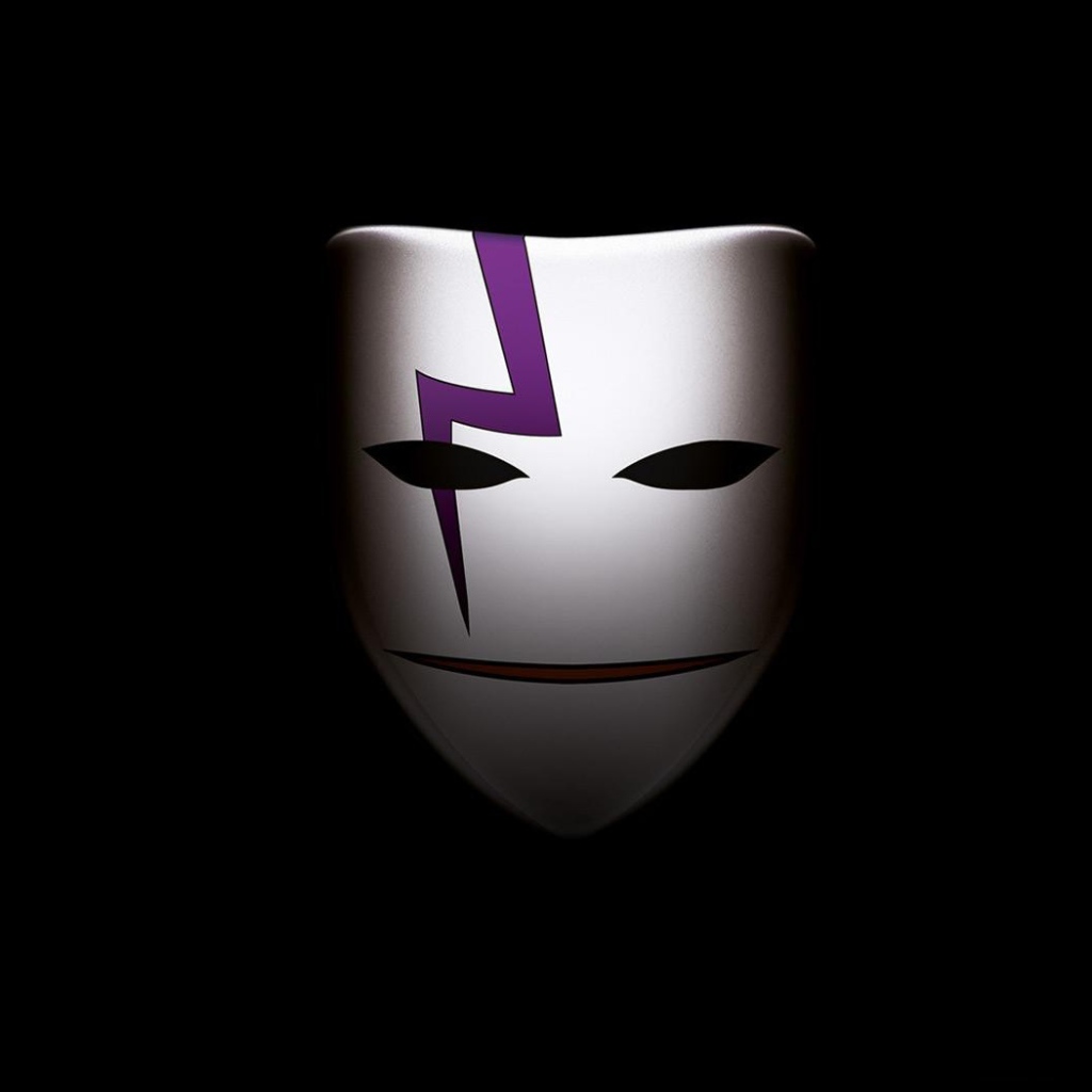 Маска в аниме Темнее черного