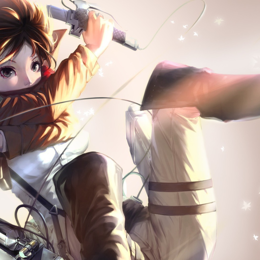 Воин Микаса из аниме Атака Титанов