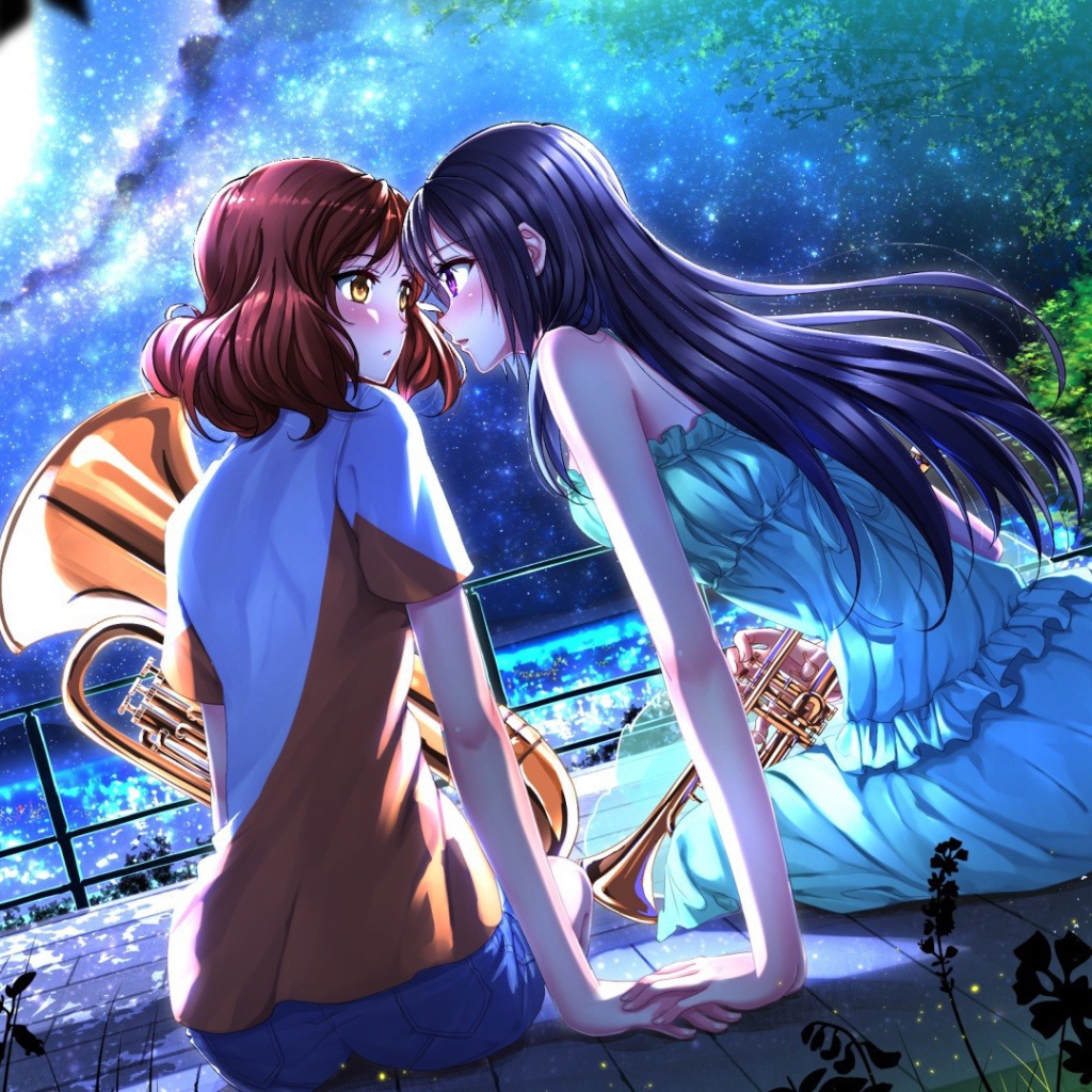 Музыкальный дуэт в аниме Играй, Эуфониум