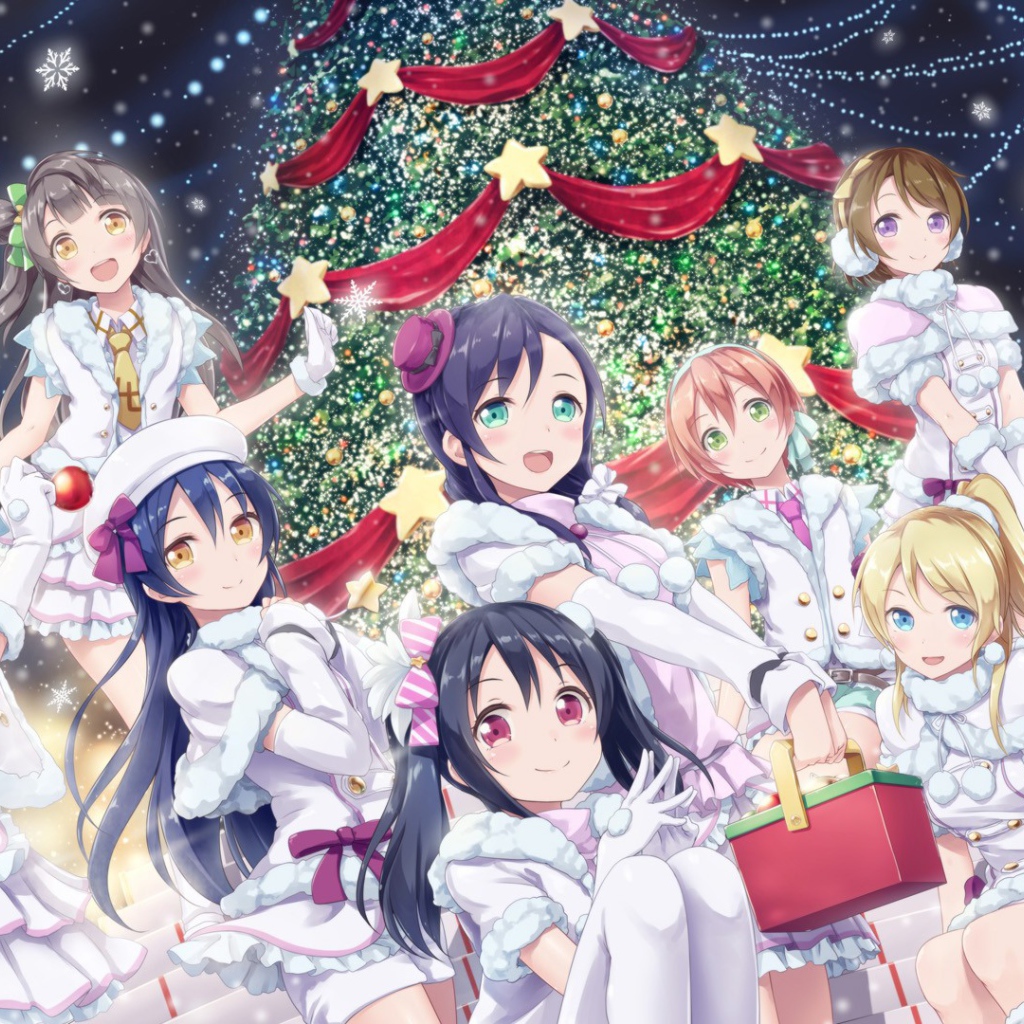 Новогодний праздник в аниме Love Live