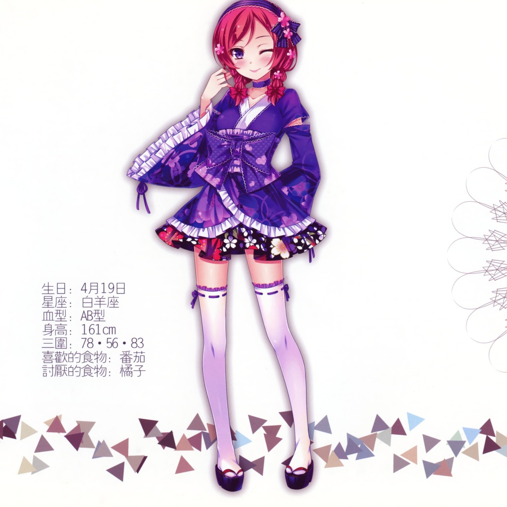 Нишикино Маки персонаж аниме Love Live