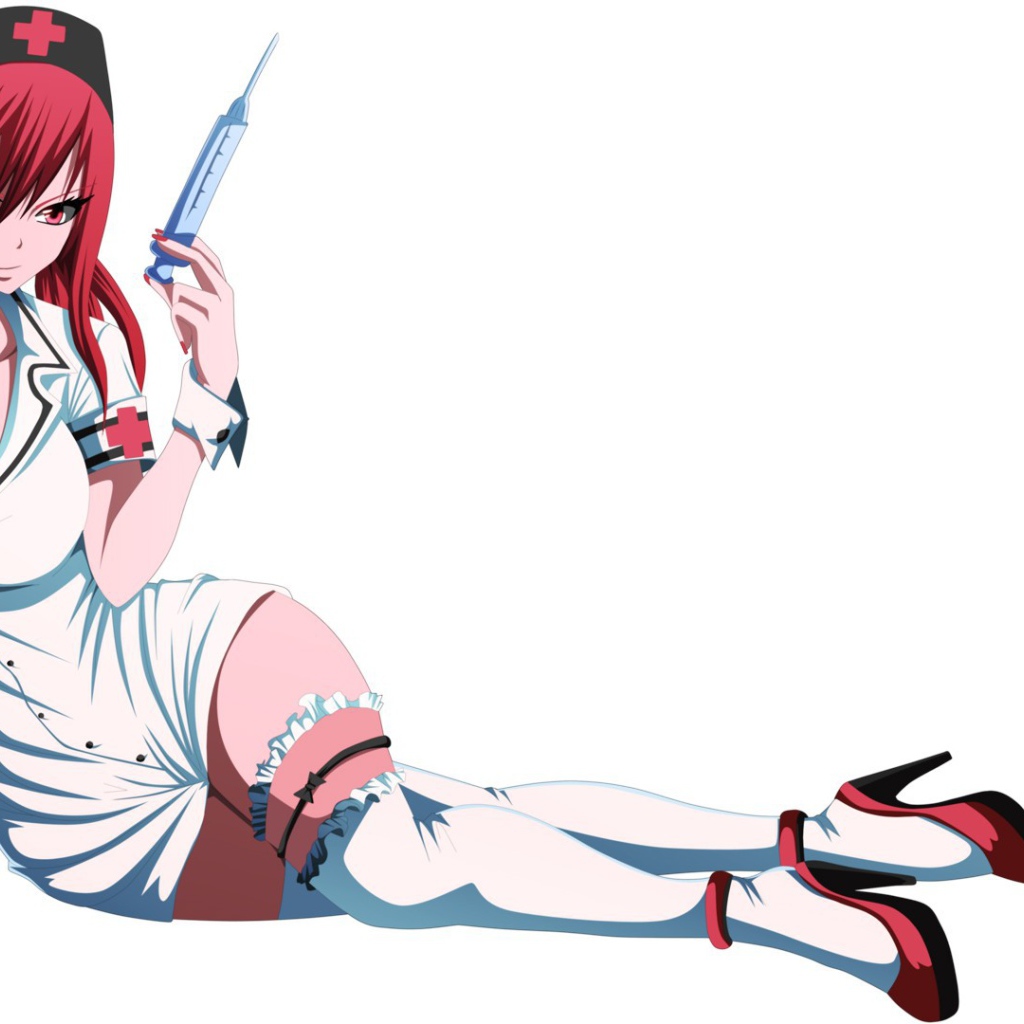 Медсестра из аниме Сказка о хвосте феи