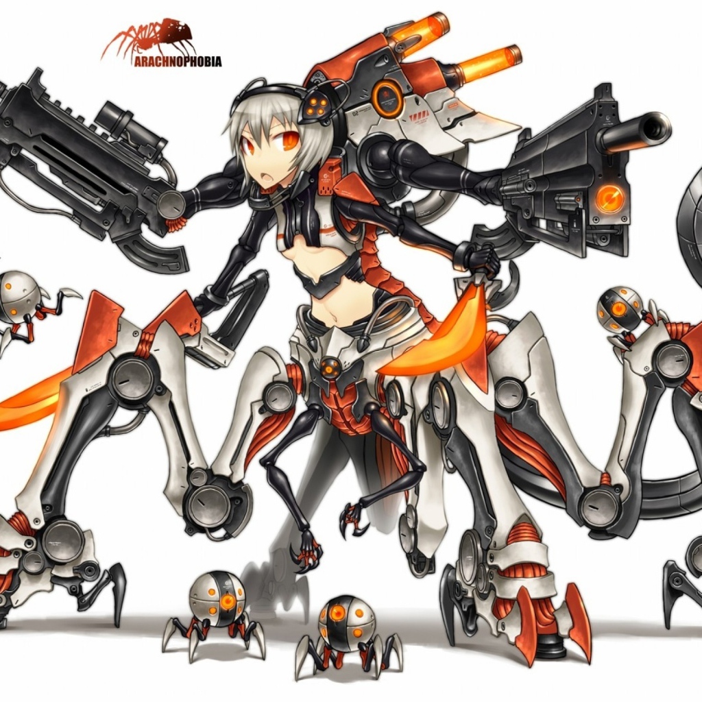 Оранжевый робот Gia Anime