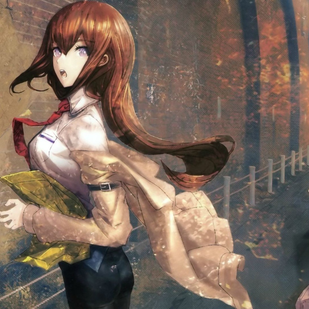 Расставание героев аниме Врата Штейна