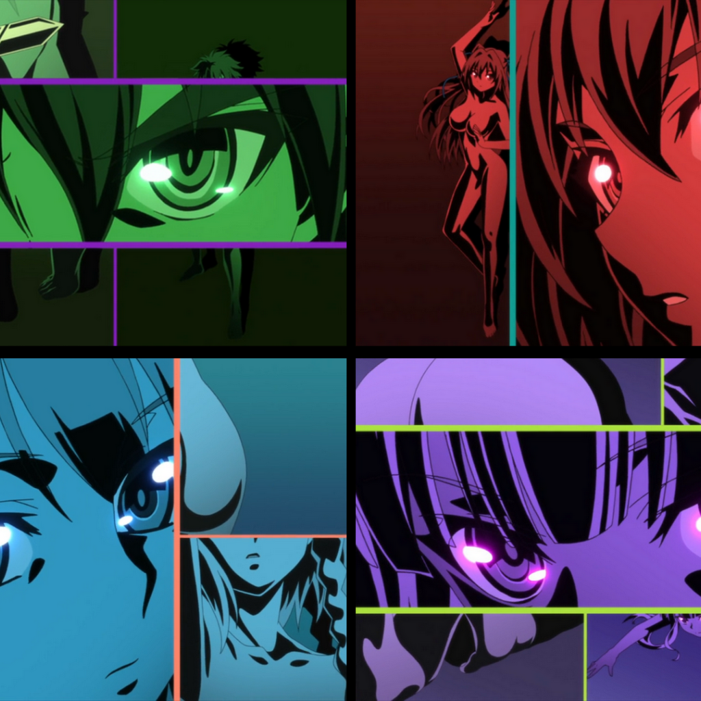 Лица героев аниме