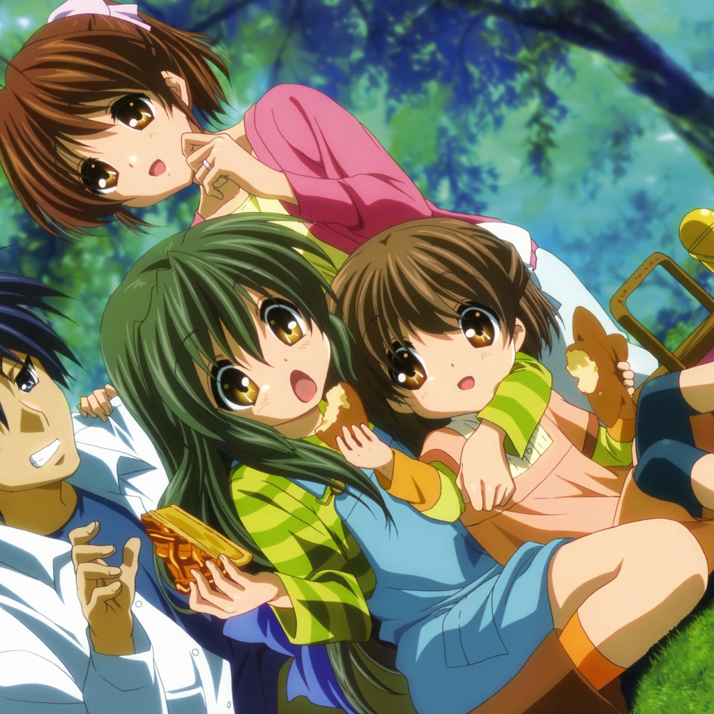 Пикник на газоне, аниме Кланнад