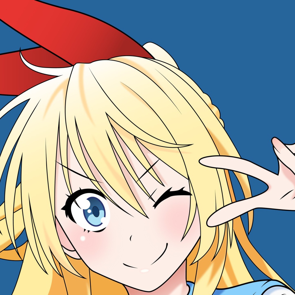 Задорная девушка аниме Nisekoi