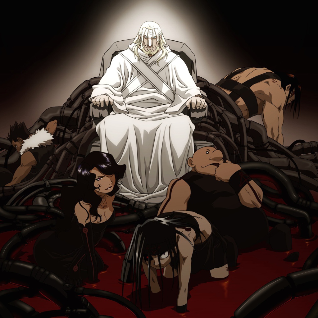 Могущественный маг в аниме Стальной алхимик