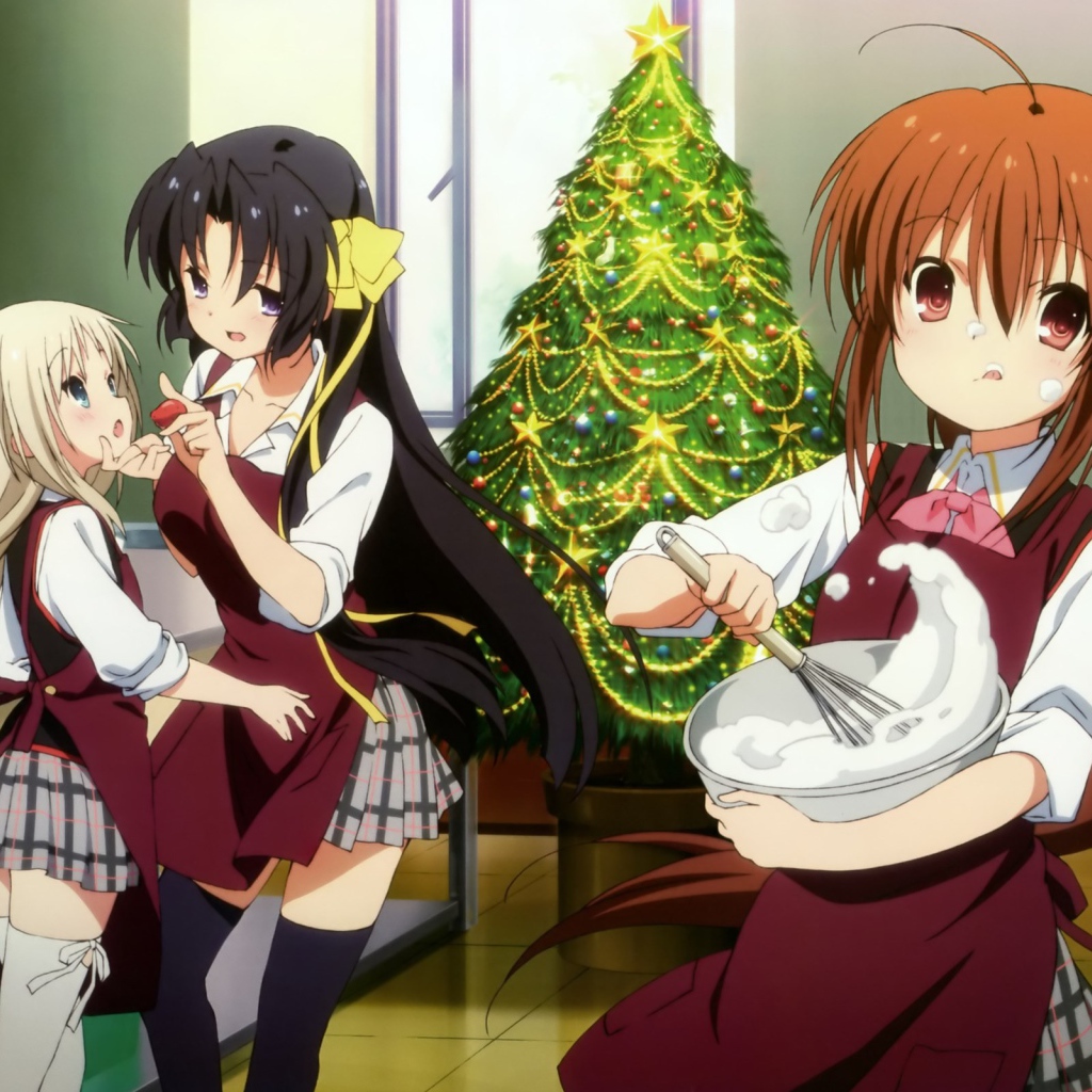 Подготовка к празднику в аниме Маленькие проказники