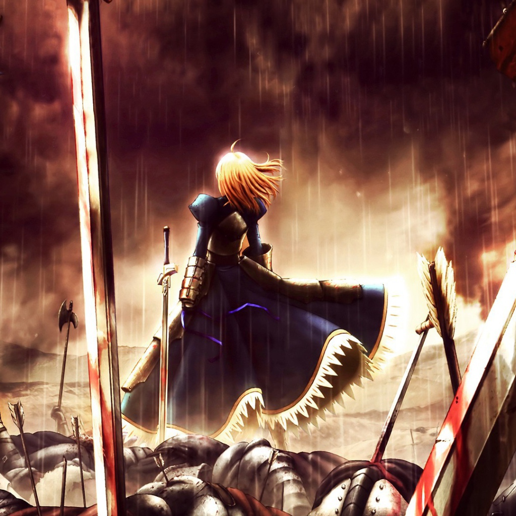 Дождь после битвы, аниме Ночь прибытия