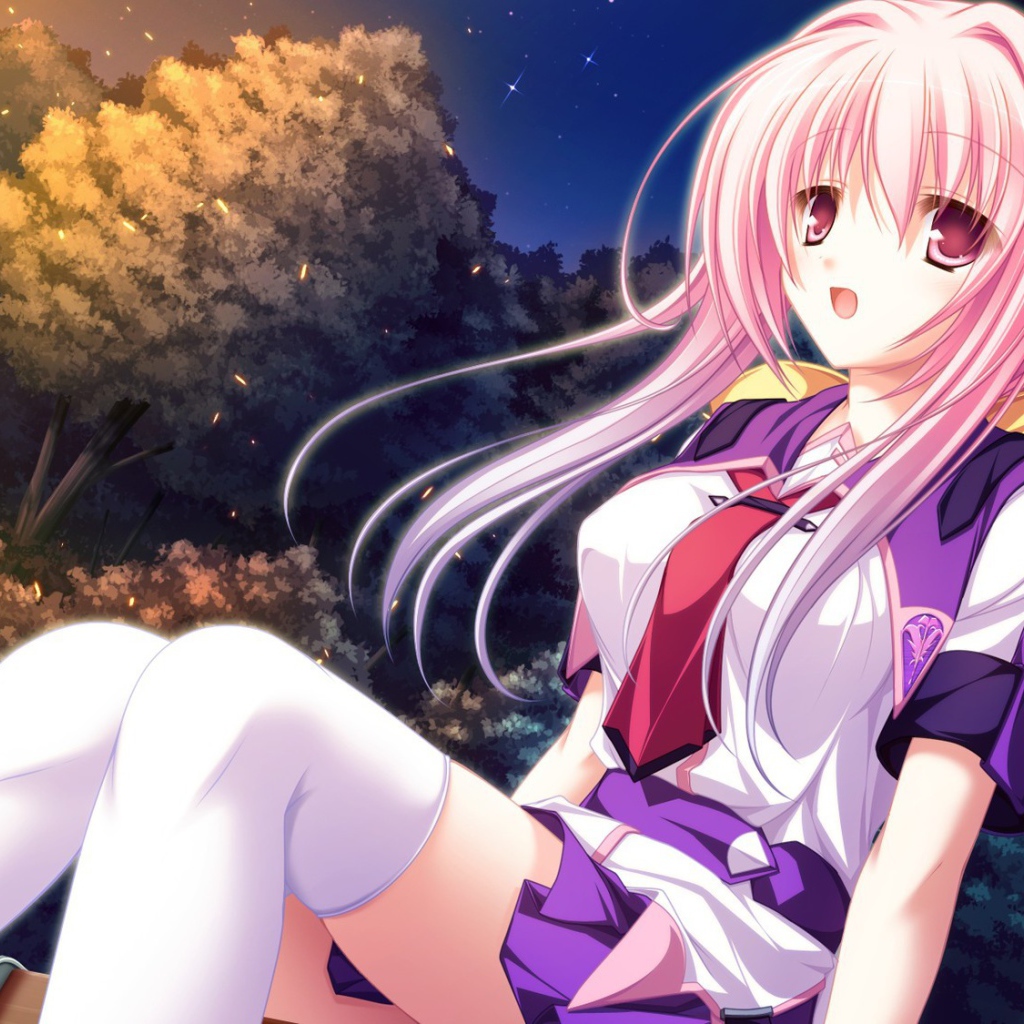 Школьница Мики из аниме Мост в звездное небо