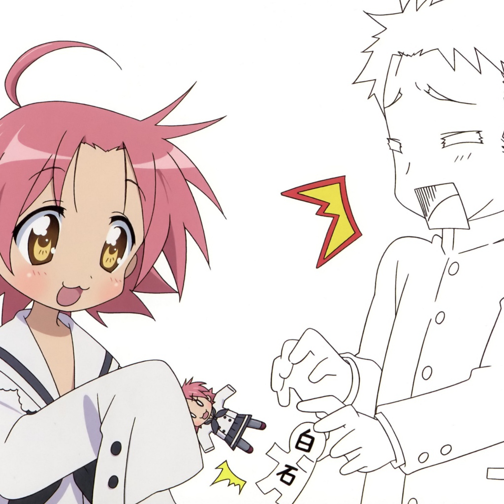 Эскиз рисунка аниме