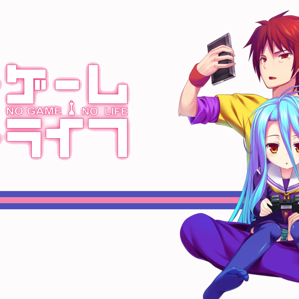 Сора и Широ из аниме Игра на выживание