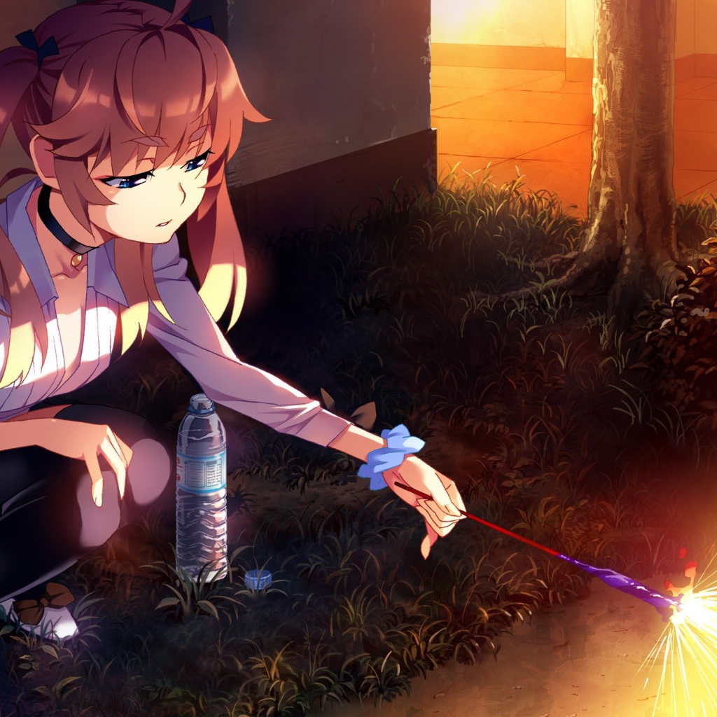 Волшебница в аниме Натюрморт в серых тонах