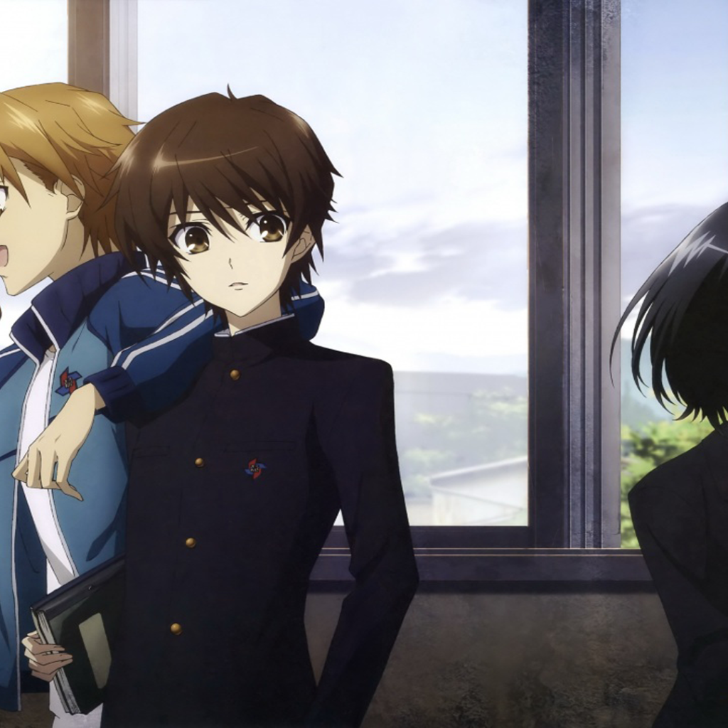 Школьники в аниме Another