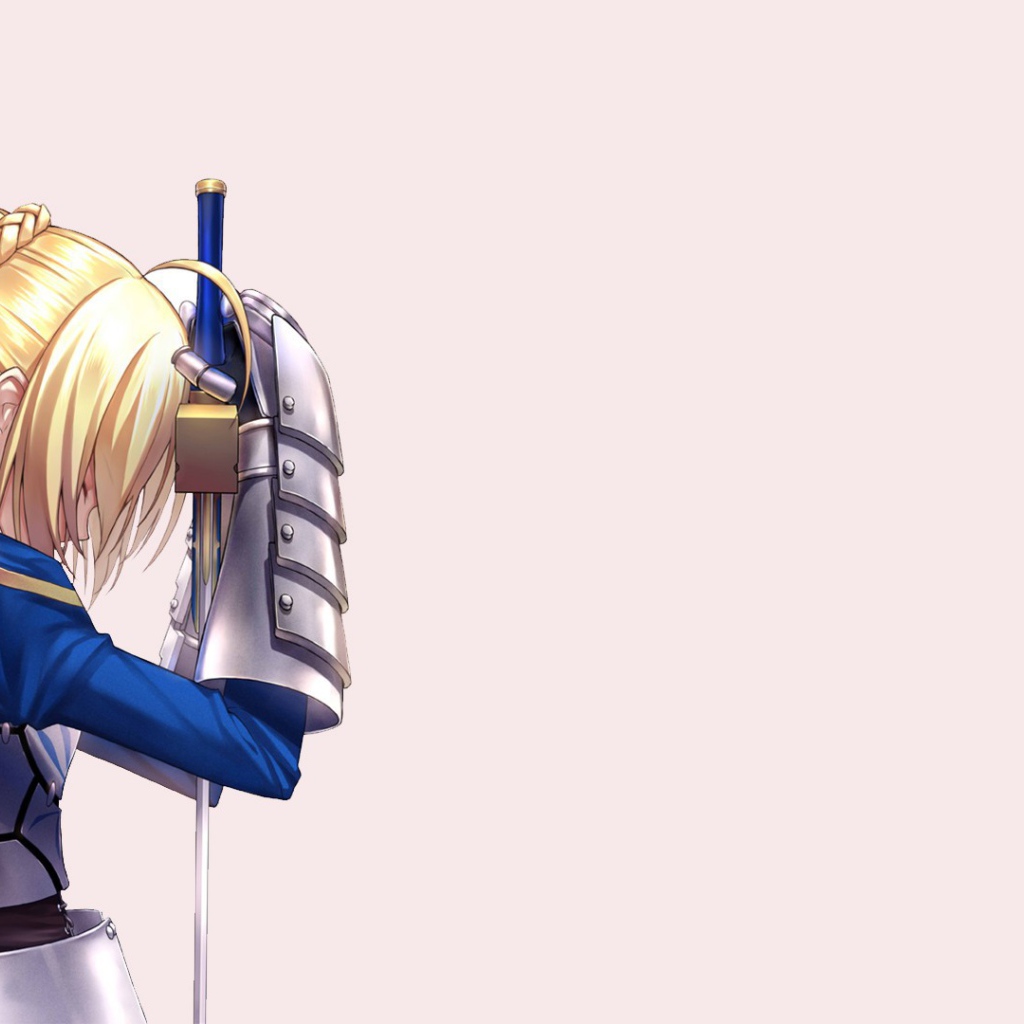 Шпага в руке девушки из аниме Ночь прибытия