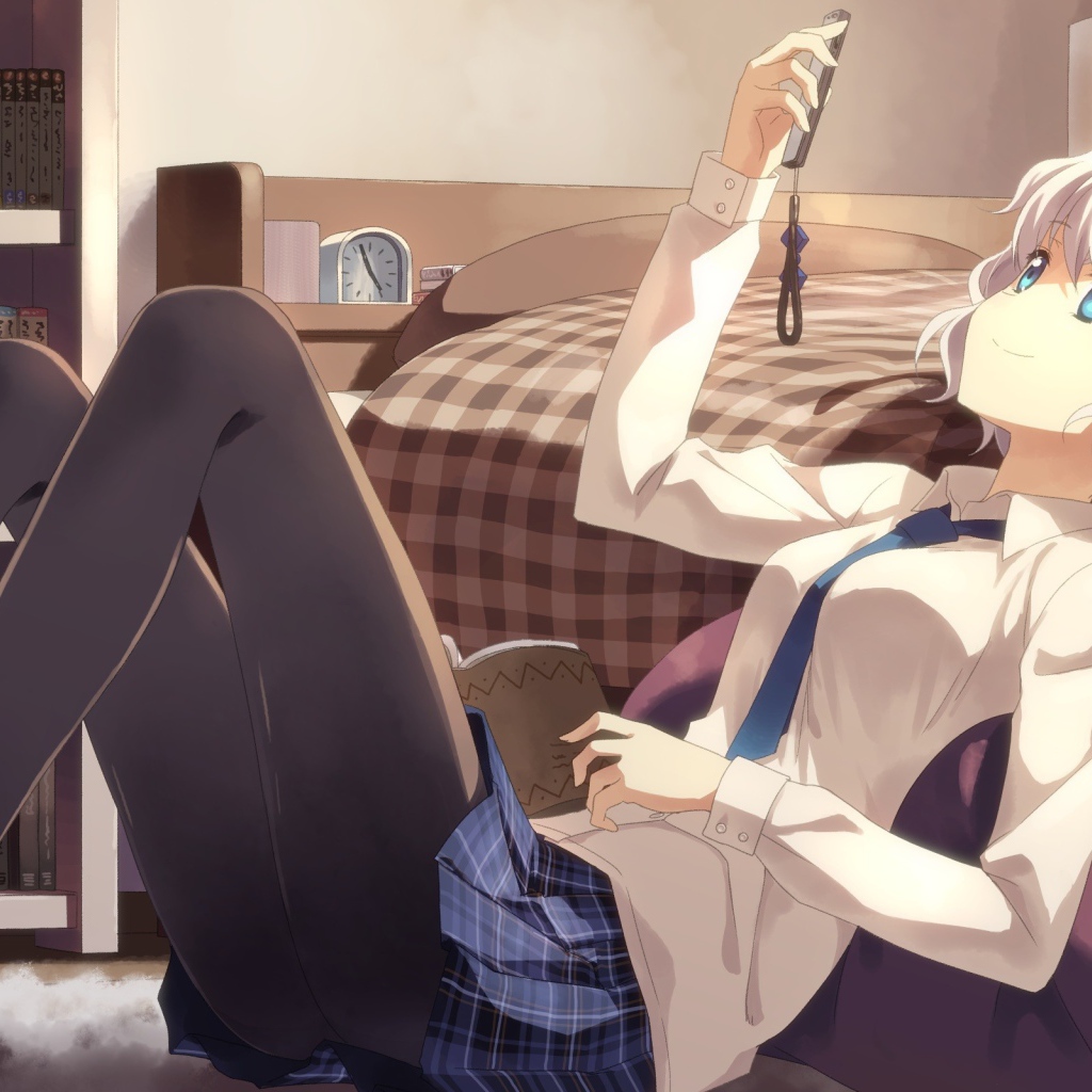 Тацуя Юкки в своей комнате, аниме