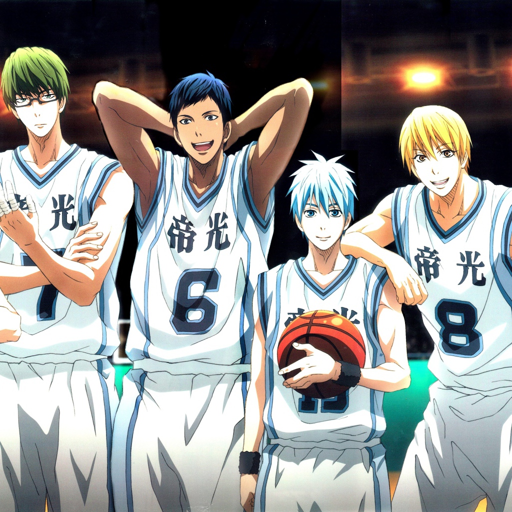 Команда из аниме Куроко баскетбол