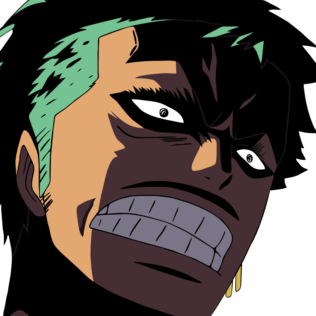 Зубы персонажа аниме Большой куш