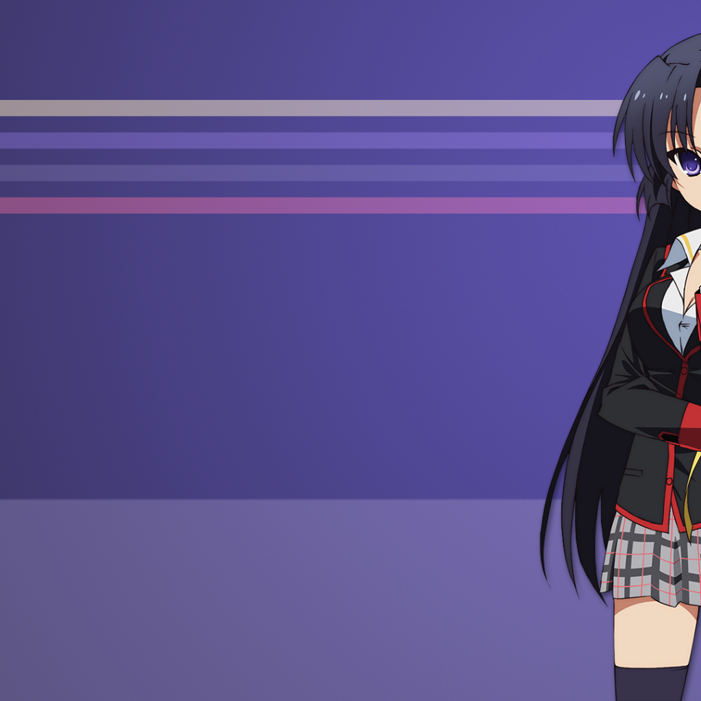 Черноволосая девушка в аниме Маленькие проказники