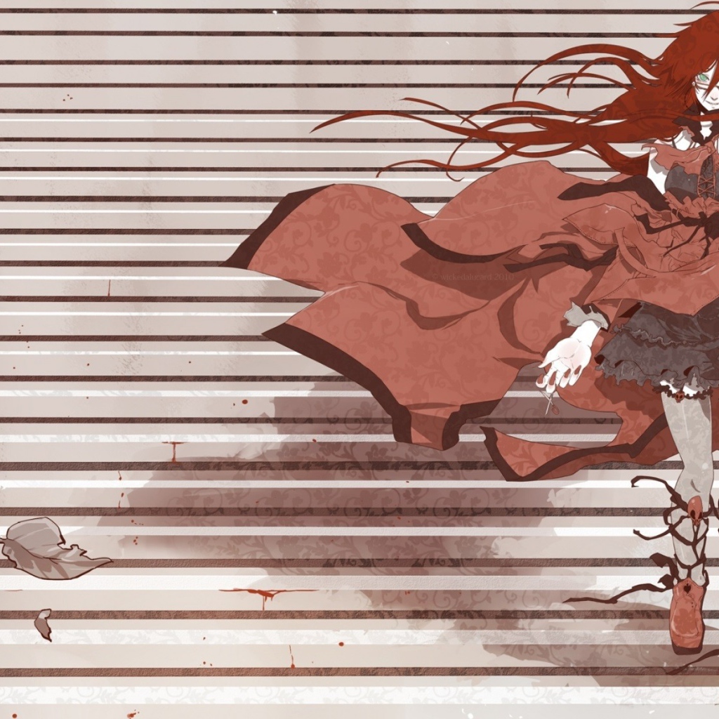 Девушка из аниме Тёмный дворецкий