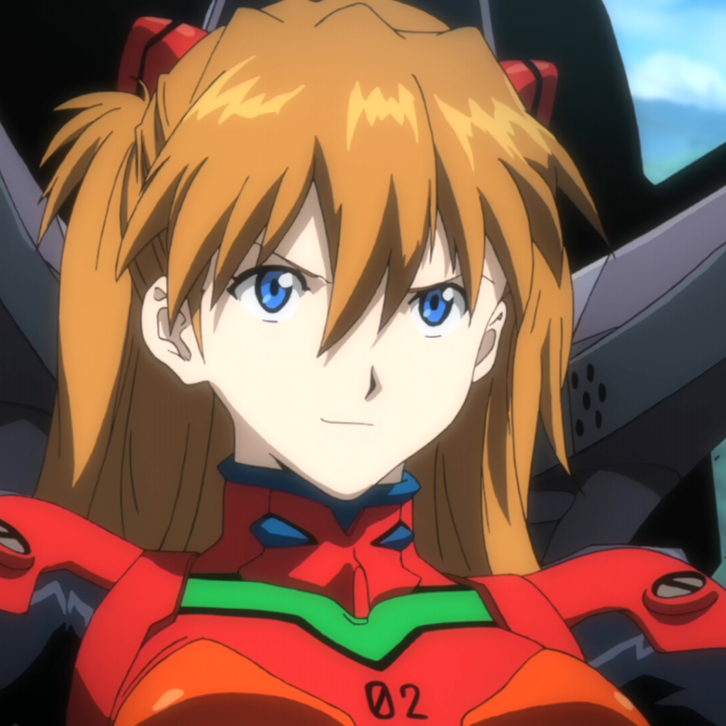 Девушка из аниме Neon Genesis Evangelion