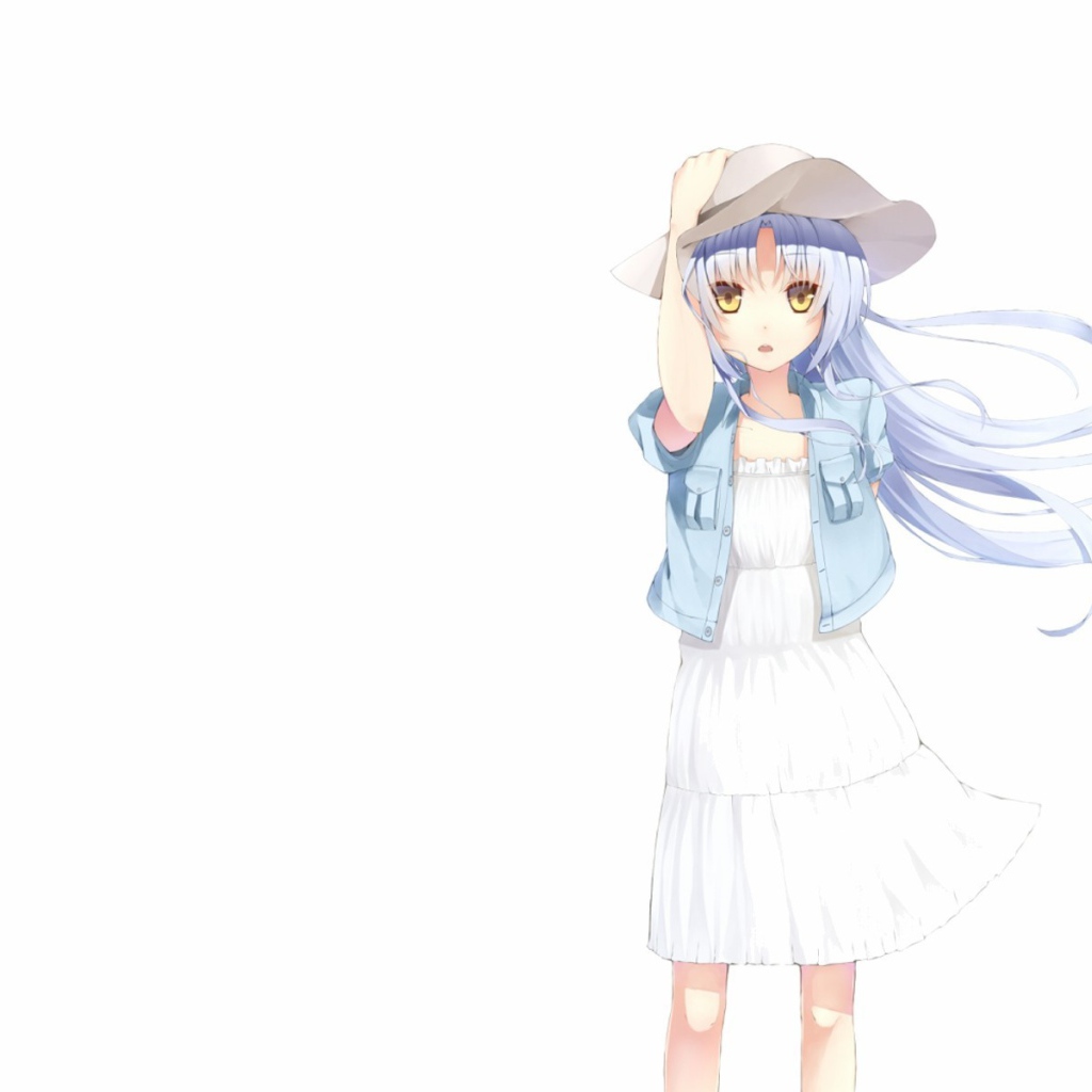 Девушка в шляпе, аниме Ангельские ритмы