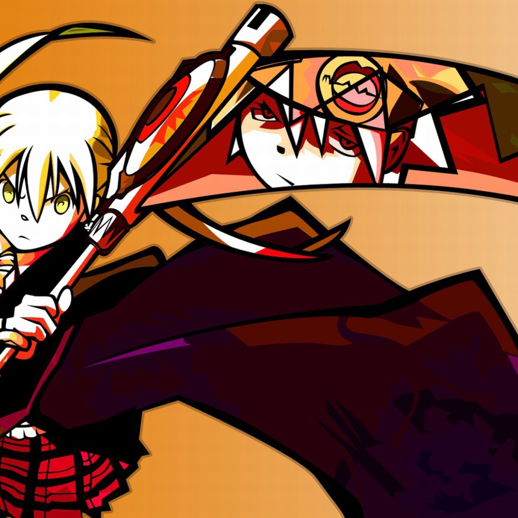 Девушка в аниме Soul Eater